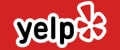The Yelp Logo With Red Background