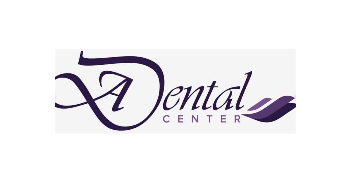 A-Dental Center Logo in black color